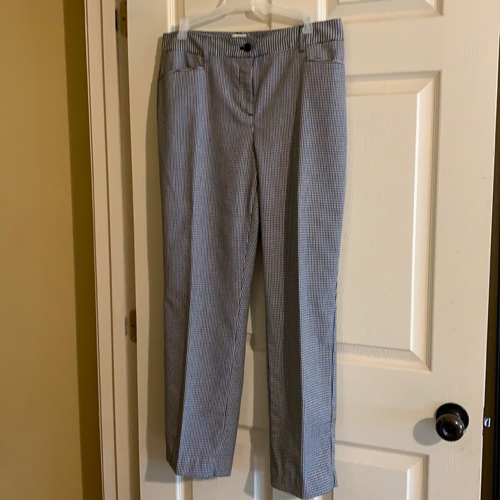Talbots plaid business trousers. Size 10 Curvy.